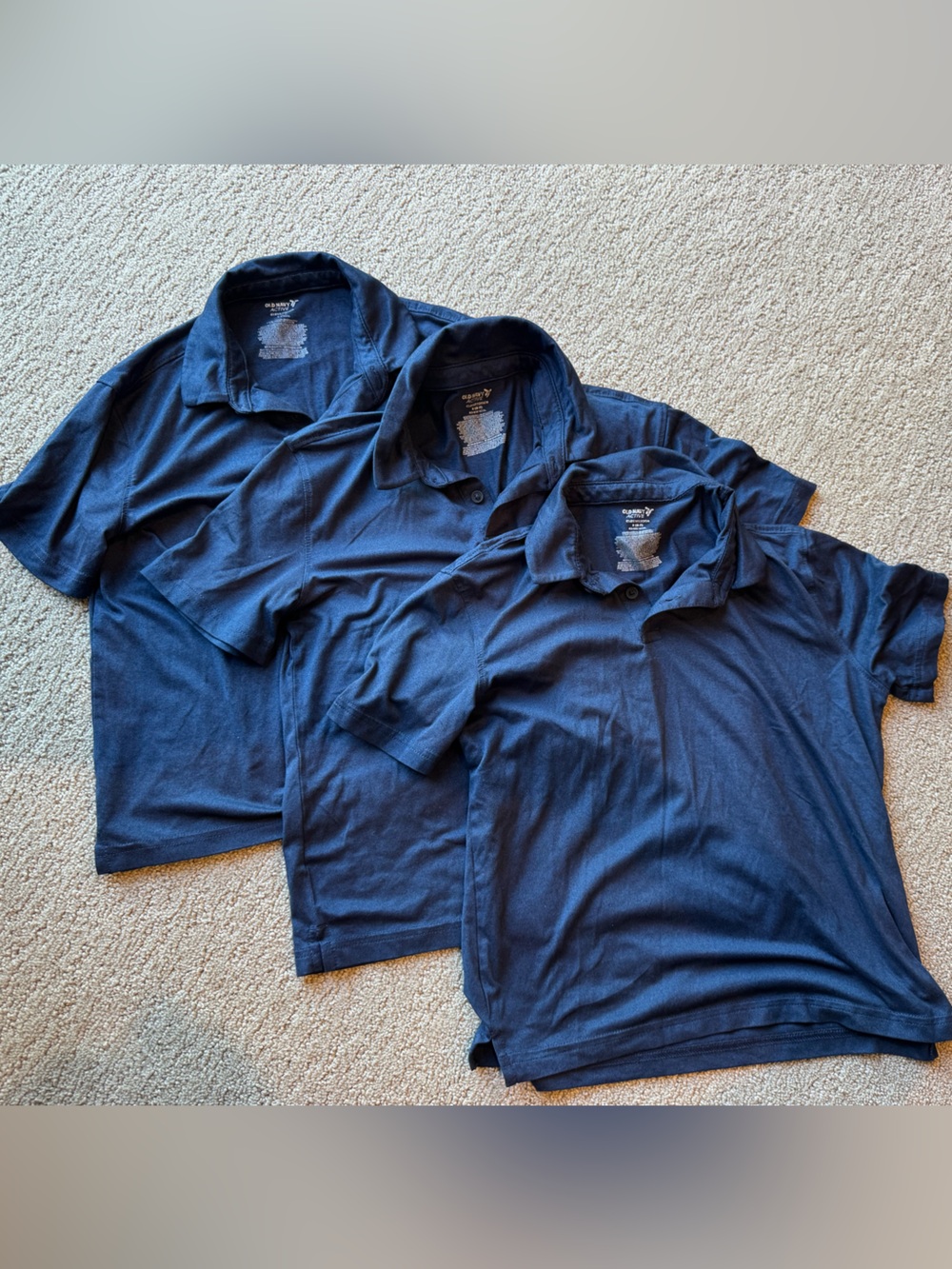 Boys Old Navy cloud Polo Shirts in Navy